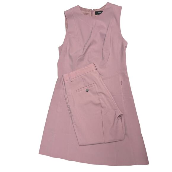 THEORY PINK ALL SEASON WOOL DRESS PANTS SIZE 6 - Picture 6 of 6